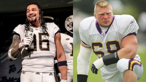 Roman Reigns and Brock Lesnar could've been rivals in NFL had things panned out differently