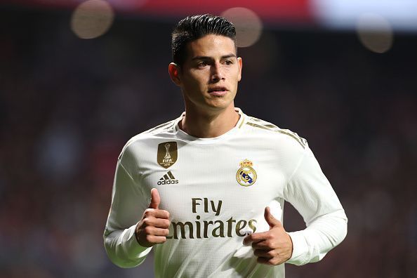 James Rodriguez looks set for a departure from Real Madrid