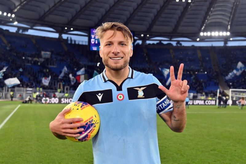 Ciro Immobile leads Cristiano Ronaldo, who might not play on Sunday, by four goals.