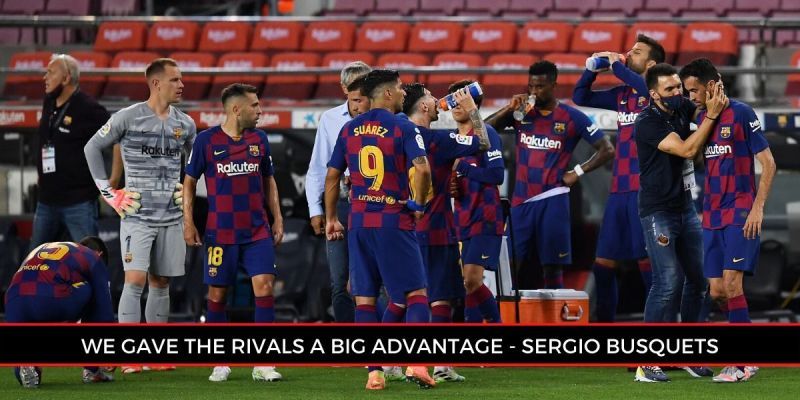 Sergio Busquets claimed that Barcelona is trying its best