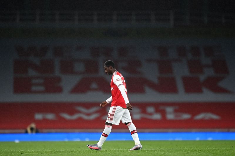 Nketiah had an evening to forget, sent off minutes after coming on