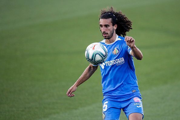 Cucurella in action for Getafe