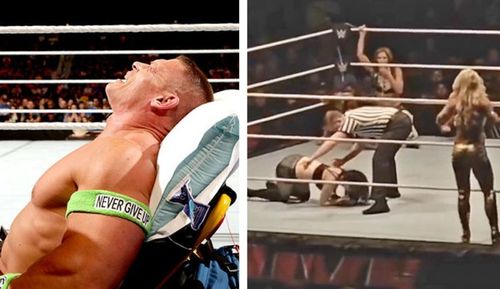 John Cena and Paige's injuries