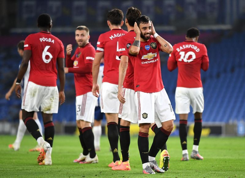 Bruno Fernandes has now scored five goals in eight league appearances for Manchester United.