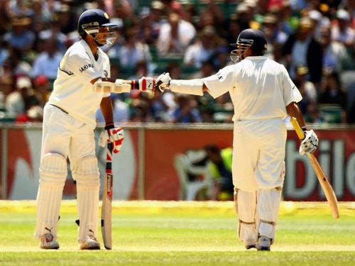 Sourav Ganguly (L) and Sachin Tendulk