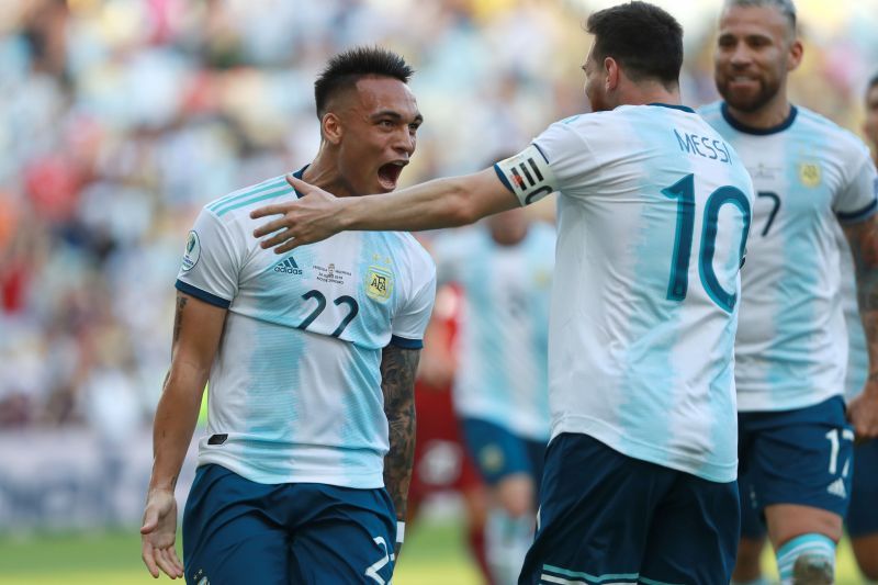 Lautaro Martinez is looking forward to playing alongside Lionel Messi