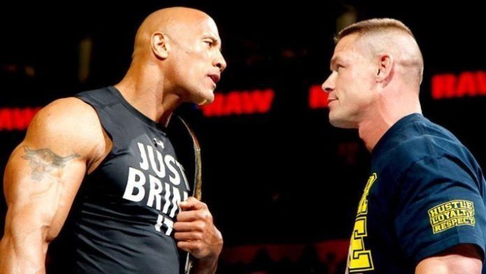 पूर्व WWE चैंपियन द रॉक और दिग्गज जॉन सीना