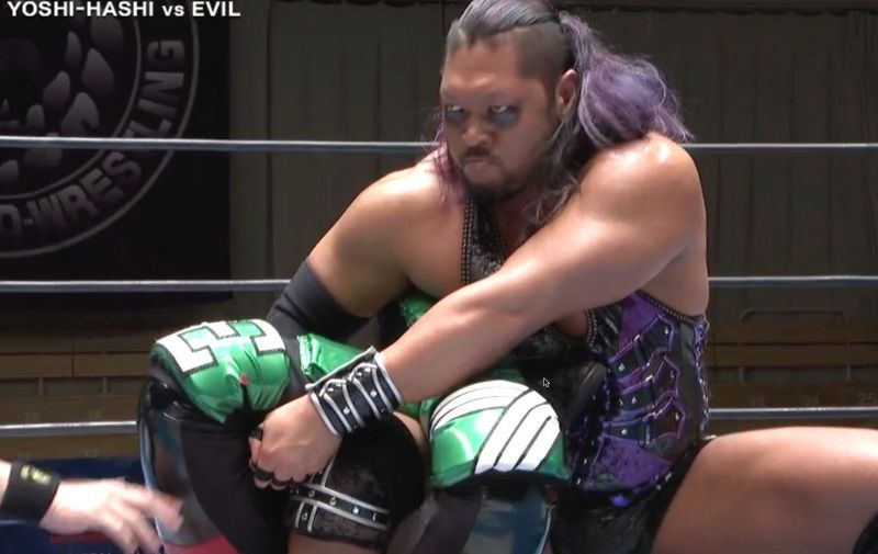 New Japan Cup Yoshi-Hashi vs. EVIL