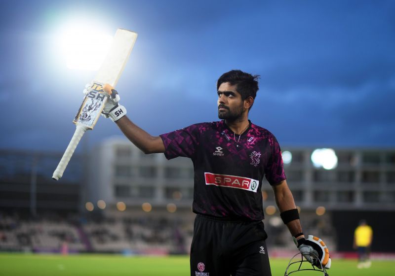 Babar Azam during the Vitality T20 Blast