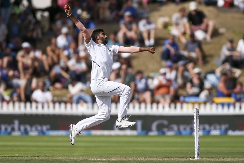 Jasprit Bumrah in action