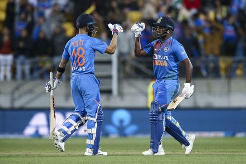 Sanju Samson and Virat Kohli