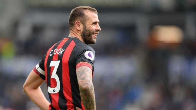 Steve Cook was on the bench against Leicester City