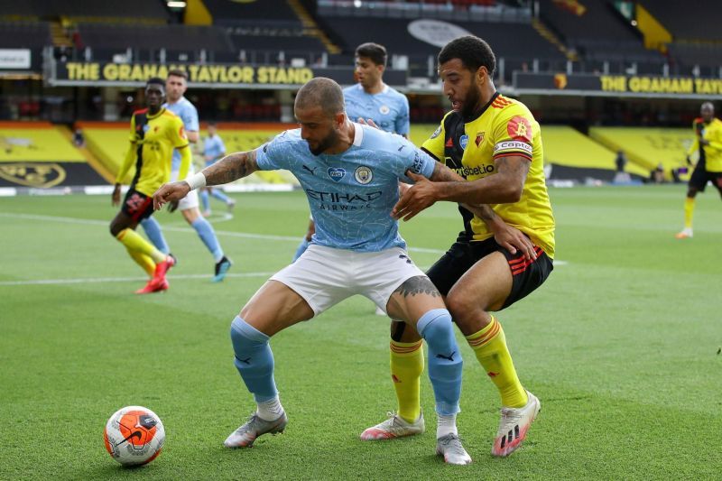 Kyle Walker put in a solid shift at right back for Manchester City