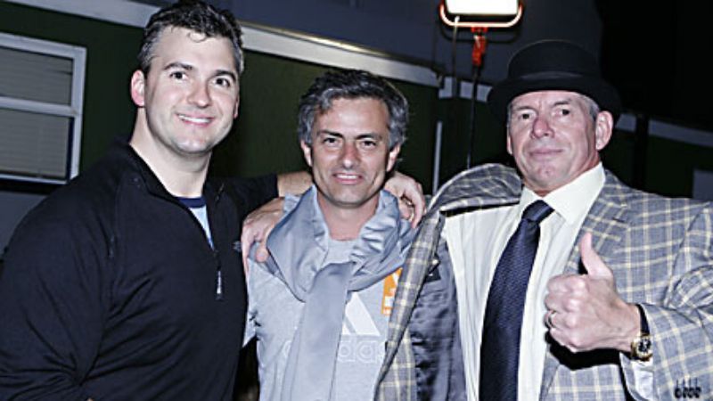 Shane McMahon, Jose Mourinho and Vince McMahon