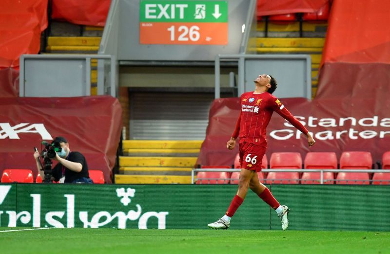 Alexander-Arnold scored and assisted for Liverpool