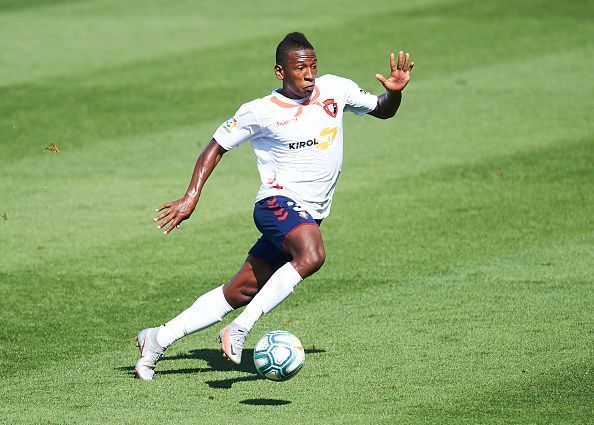 Left-back Pervis Estupi&ntilde;&aacute;n has enjoyed a breakthrough season at Osasuna