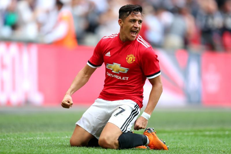 Alexis endured a difficult spell at Old Trafford