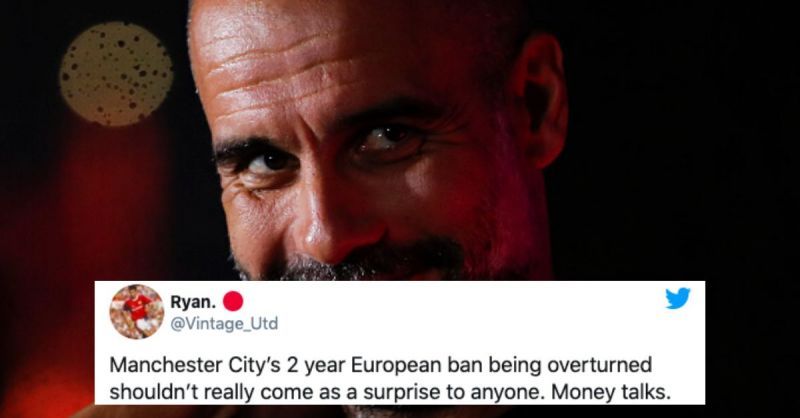 Pep Guardiola and Manchester City will be thrilled with this decision