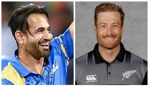 Irfan Pathan and Martin Guptill - Credits Circle of Cricket