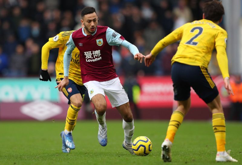 Dwight McNeil in action for Burnley