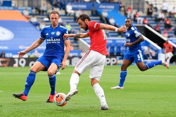 Jonny Evans and Wes Morgan formed a solid defensive partnership