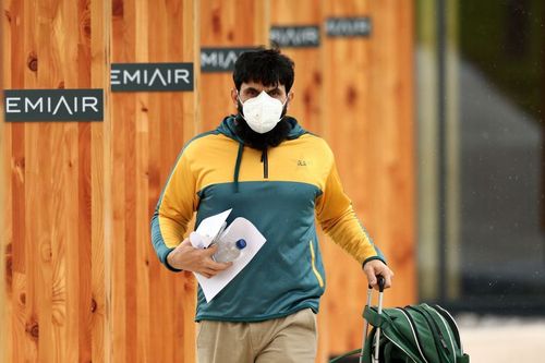 Pakistan coach Misbah-ul-Haq on his arrival in England ahead of the Test series