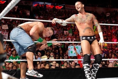 CM Punk and John Cena