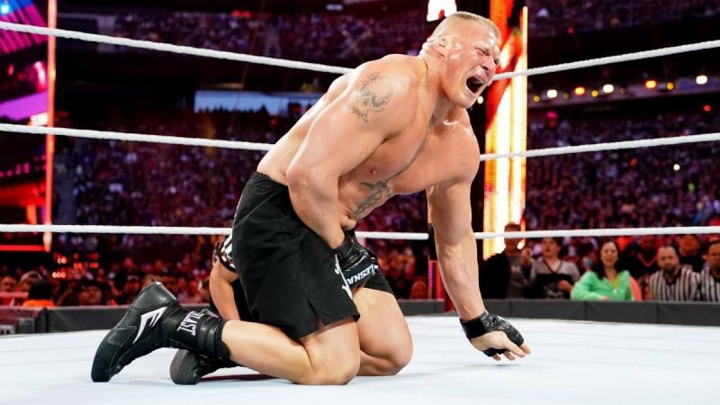 Brock Lesnar at WrestleMania 35