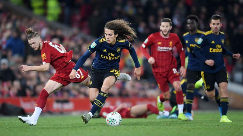 Arsenal lost to Liverpool on penalties in the Carabao Cup Round of 16