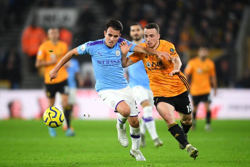 Eric Garcia in action for Manchester City