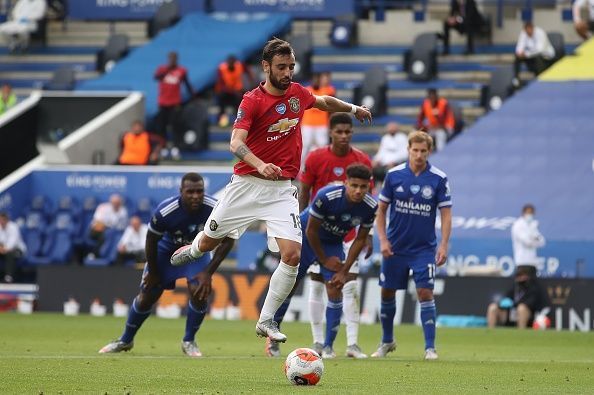 Bruno Fernandes scored the all-important goal from the spot