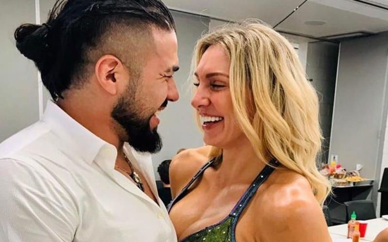 Charlotte Flair and Andrade were engaged at the beginning of the year