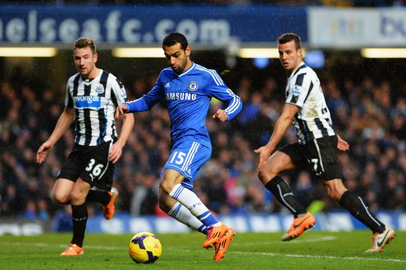 Mo Salah in action for Chelsea