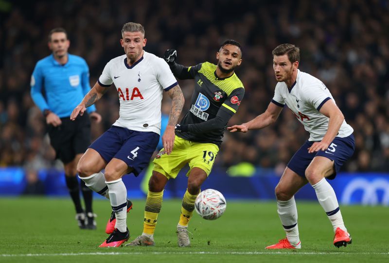 Toby Alderweireld and Jan Vertonghen (right) in action.