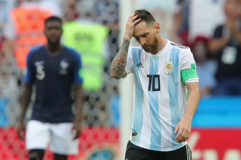 Lionel Messi's chance to win an international trophy went up in smoke in the 2018 World Cup in Russia.