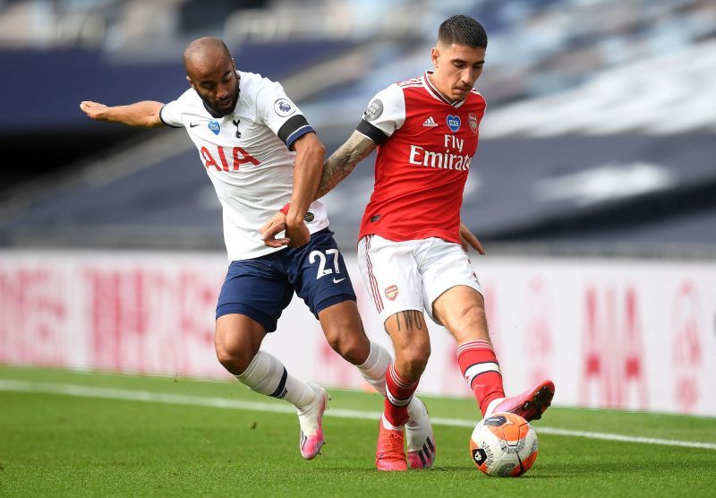 Lucas Moura did plenty of work against Arsenal