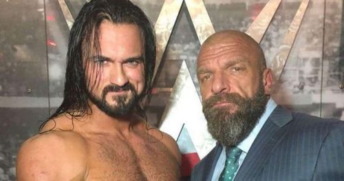 Drew McIntyre and Triple H.