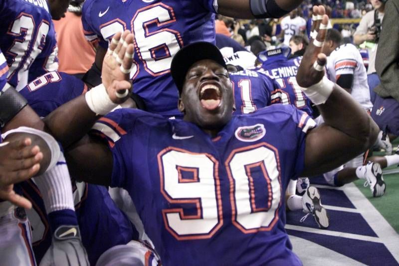 Titus O&#039;Neil during his Florida Gators days