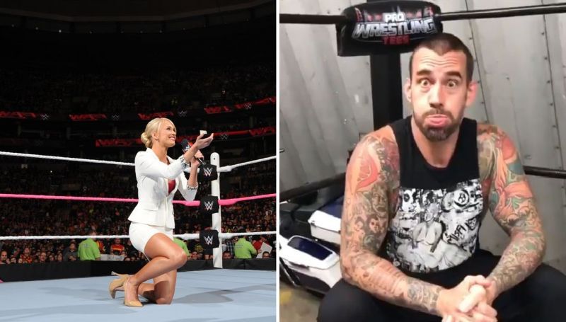 Summer Rae once proposed to Rusev, while Punk received a proposal from AJ Lee