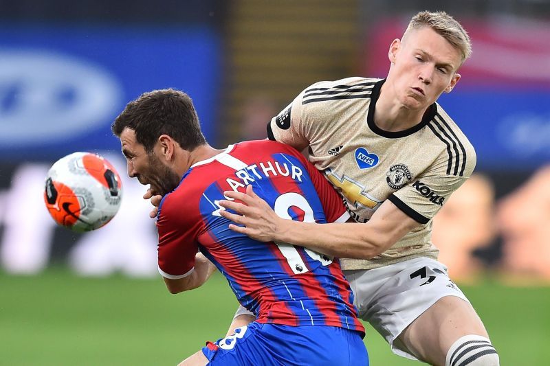 Scott McTominay had his task cut out in midfield