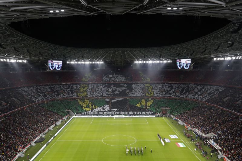 Hungary v Uruguay - An international friendly in 2019 between two once powerful football nations.