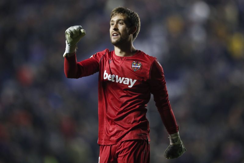 Levante keeper Aitor Fernandez