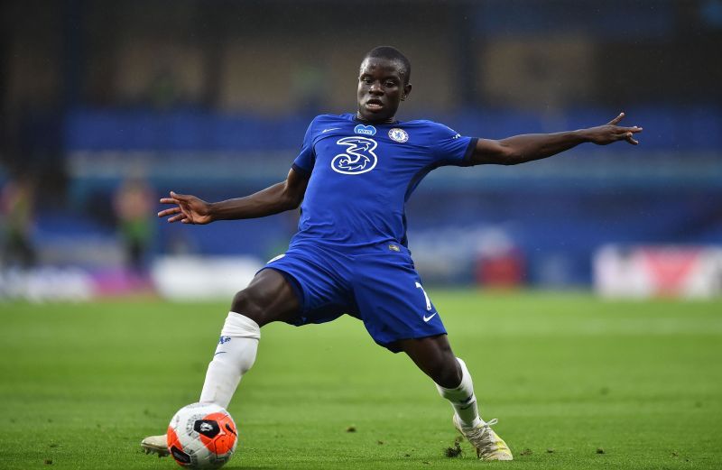 N'Golo Kante in action for Chelsea