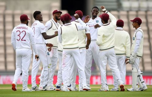 West Indies under the leadership of Jason Holder clinched the first test of #raisethebat series