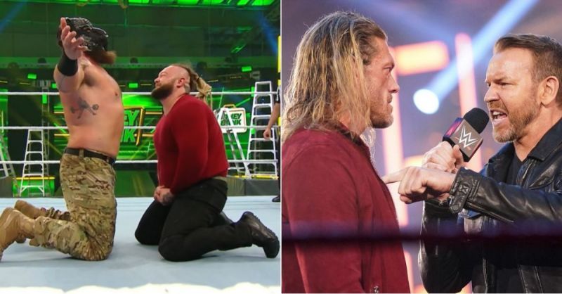 Braun Strowman and Bray Wyatt; Edge and Christian