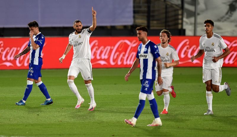 Real Madrid are only two wins away from winning La Liga after defeating Alaves on Friday night