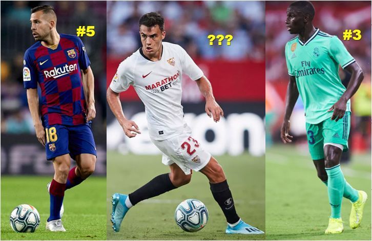 Who has been the best left-back in La Liga this season?
