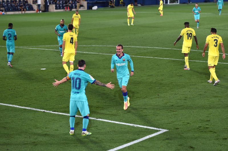 Antoine Griezmann and Lionel Messi combined for a stunning goal