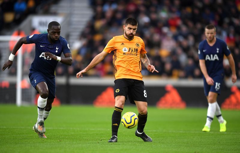 Ruben Neves in action for Wolverhampton Wanderers