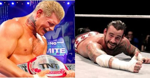 Cody and CM Punk.